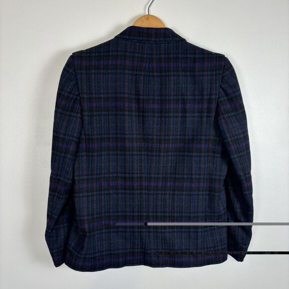 Vintage Peabody House Blazer Skirt Suit Set Womens 13/14 Polyester Wool Blend - Picture 6 of 13